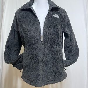 The North Face Fuzzy Fleece Black Soft Women’s Jacket Size Medium